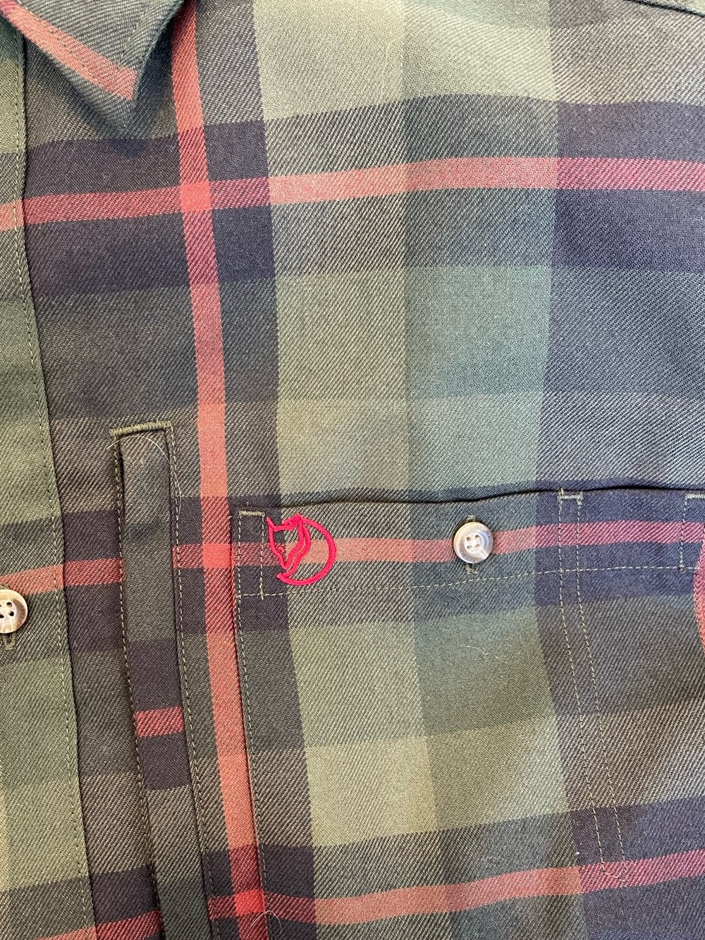 Fjallraven Fjallglim Shirt - Men's Laurel Green Size XL - Picture 5 of 9
